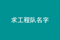 求工程队名字